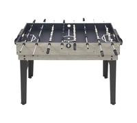 Table de jeu multifonction 10 en 1 - Table de jeu multi-sports - Table de jeu multifonction avec baby-foot de table, football, billard, tennis de table et plus encore, 122 x 60 x 80 cm (gris)
