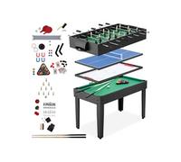 Table de jeu multifonction 125 x 123 x 83 cm en MDF 15-en-1