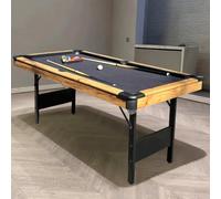 Table de Jeu Pliable 3 en 1 : Billard américain, Tennis de Table, Table à Manger for Enfants et Maison(B-1.8m)