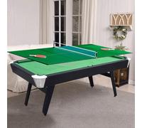 Table de Jeu Pliable 3 en 1 : Billard américain, Tennis de Table, Table à Manger for Enfants et Maison(C1-1.9m)