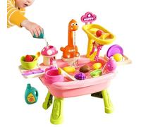 Table de jeux d'eau pour , station d'activités de 76 cm sur le thème des dinosaures avec robinet d'eau courante pour une exploration tactile, le développement du jeu social grâce à sa fonction