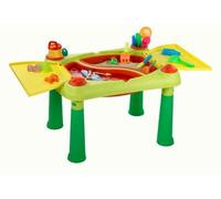 Table De Jeux Vert Et Rouge Sable Et Eau - Enfant - Plein Air