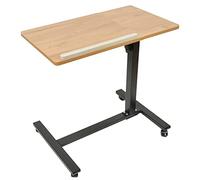 Table de Lit a Roulette,Table pour lit pour Ordinateur Portable,Plateau Repas canapé,Freins sur Les Deux Roues Arrière,Plateau lit,Hauteur Réglable,Portable,pour Personnes Àgées,Handicapées