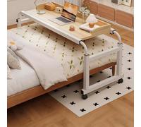 Table De lit Avec Roulettes Extensible, Avec en Hauteur Déflecteur, for Maison, Chambre a Coucher, Bureau, Hôpital, pour Plein, Queen, Royal(Wood,140 * 45cm/55 * 17in)