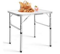 Table de lit pliable - DAYPLUS - Compact - 2 hauteurs (33/70 cm) - Pliable 3 kg - Structure aluminium
