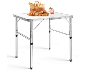 Table de lit pliable - DAYPLUS - Compact - 2 hauteurs (33/70 cm) - Pliable 3 kg - Structure aluminium
