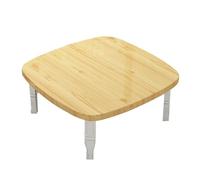 Table de lit portable pliable pour ordinateur portable - Plateau de petit-déjeuner réglable avec fente, idéal pour manger, travailler ou regarder des films sur le lit, le canapé ou le sol - Support