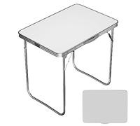 Table de lit portable pour ordinateur portable - Support pliable réglable pour petit déjeuner, utilisation d'ordinateur, intérieur/extérieur, camping, pique-nique - Design compact polyvalent