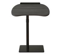 Table de lit réglable avec arrêt anti-chute, table de chevet en forme de C pour personnes âgées et personnes en fauteuil roulant, table de mobilité réglable en hauteur et en angle