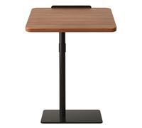 Table de lit réglable avec arrêt anti-chute, table de chevet en forme de C pour personnes âgées et personnes en fauteuil roulant, table de mobilité réglable en hauteur et en angle