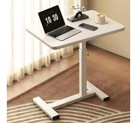 Table de lit réglable avec roulettes cachées - Bureau d'hôpital polyvalent pour un usage domestique, idéal pour les chambres et les salons, mobilité fluide et design robuste