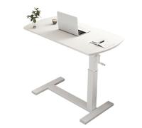 Table de lit réglable - Bureau portable pour ordinateur portable avec roues cachées pour la maison, le bureau et l'école, idéal pour glisser sous le canapé ou le lit