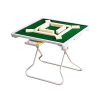 Table de Mahjong Bureau Ma Jiang 35 Pouces Jeu 4 Joueurs 4 Porte-gobelets 4 rainures Jeux de Cartes Domino