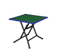 Table de mahjong pliante pour 4 personnes avec surface résistante à l'usure, idéale pour le poker, le blackjack, les jeux de société, design durable