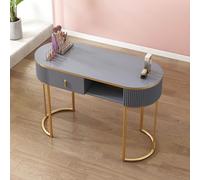 Table de manucure - Bureau professionnel moderne et élégant avec tiroirs et rangement pour artistes des ongles - Design en bois pour salon et spa