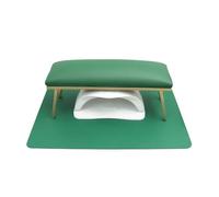 Table de manucure en marbre, tapis à ongles, repose-main, coussin, oreiller, bras for, 1 ensemble pour l'art d'ongle(Green)