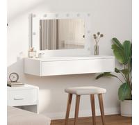 Table de Maquillage Murale avec Lumières LED Blanches