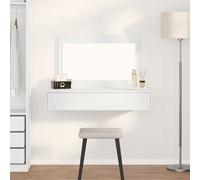 Table De Maquillage Murale Vidaxl Blanche 100x40x70 Cm Blanc
