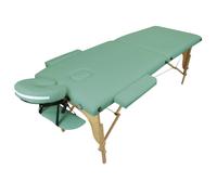 Vivezen Table de massage 2 zones pliante en bois Reiki, accessoires et housse – Plusieurs coloris