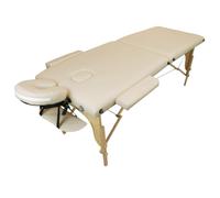 Vivezen Table de massage pliante 2 zones en bois Panneau Reiki Accessoires Housse Plusieurs coloris