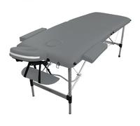 Vivezen - Table de Massage Pliante 2 Zones en Aluminium + Accessoires et Housse de Transport - Plusieurs Coloris