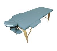 Vivezen - Table de massage pliante 2 zones en bois - Panneau Reiki + housse - Plusieurs coloris