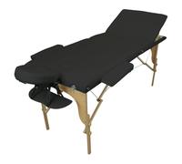 Vivezen – Table de massage pliante 3 zones bois avec panneau Reiki et housse – Plusieurs coloris