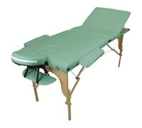 Vivezen - Table massage pliante 3 zones bois, panneau Reiki, accessoires & housse, plusieurs coloris