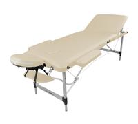 Vivezen – Table de massage pliante 3 zones aluminium – Accessoires & housse – Plusieurs coloris
