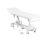 Table de massage électrique - 1 moteur- 100 W - 207 x 68 x 53 - 92 cm - 200 kg - Blanc | physa