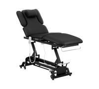 Physa Physa Nantes Black_PH Table De Massage Professionnelle Électrique Lit De Massage Table De Soin Kiné 3 Moteurs Noir 200 kg