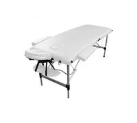 Vivezen - Table de Massage Pliante 2 Zones en Aluminium + Accessoires et Housse de Transport - Plusieurs Coloris