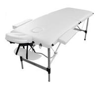Vivezen - Table de Massage Pliante 2 Zones en Aluminium + Accessoires et Housse de Transport - Plusieurs Coloris