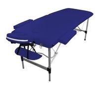 Vivezen - Table de Massage Pliante 2 Zones en Aluminium + Accessoires et Housse de Transport - Plusieurs Coloris