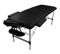 Vivezen - Table de Massage Pliante 2 Zones en Aluminium + Accessoires et Housse de Transport - Plusieurs Coloris
