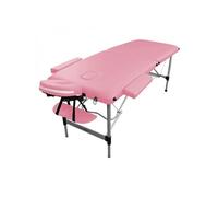 Vivezen - Table de Massage Pliante 2 Zones en Aluminium + Accessoires et Housse de Transport - Plusieurs Coloris