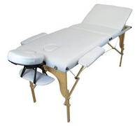 Vivezen - Table de Massage Pliante 3 Zones en Bois avec Panneau Reiki + Accessoires et Housse de Transport - Plusieurs Coloris