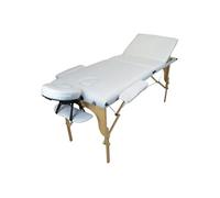 Vivezen - Table de Massage Pliante 3 Zones en Bois avec Panneau Reiki + Accessoires et Housse de Transport - Plusieurs Coloris