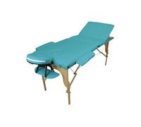 Vivezen - Table de Massage Pliante 3 Zones en Bois avec Panneau Reiki + Accessoires et Housse de Transport - Plusieurs Coloris