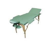 Vivezen - Table massage pliante 3 zones bois, panneau Reiki, accessoires & housse, plusieurs coloris