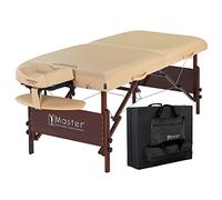 Table de massage professionnelle Master - Portable - Lit de massage professionnel léger - Table de massage réglable en hauteur - 213,4 cm de long - Reiki - Table de massage pliante avec étui de transport