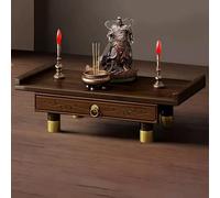 Table de méditation, armoire d'autel décorative pour prière et Pooja, idéale pour le salon et les petits espaces