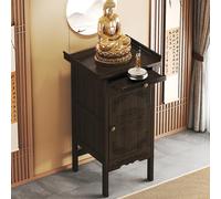 Table de méditation avec tiroirs de rangement, armoire personnelle Puja, planche de rangement coulissante pour salons, sanctuaires, temples