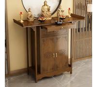 Table de Méditation d'autel,Table d'autel Bouddhiste,Support de Prière pour Sanctuaire Bouddhiste,avec Tiroir de Rangement,Convient aux Temples et aux Maisons(120x40x108cm)