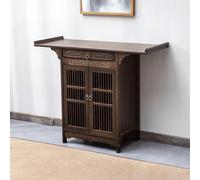 Table de méditation en bambou pour statue de Bouddha, table d'autel spirituel pour prière, divination et culte - 100 x 40 x 80 cm - Parfait pour les pratiques de pleine conscience et de méditation