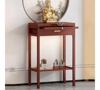 Table de Méditation Personnelle, Table D'autel Bouddhiste avec Plateau Coulissant, Console Meuble pour Maisons, Temples et Salles Ancestrales(Red,35 * 101 * 30cm/14 * 40 * 12in)