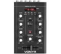 Table de Mixage 2 canaux Vonyx STM500BT - USB, MP3, Bluetooth - Crossfader, Equalizer 2 bandes