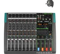 Table de mixage, 256 effets DSP, fonction Bluetooth, EU STECKER, DAXTROMN GGH-3,5KW