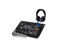 table de mixage - ibiza sound - 4 voies 7 entrées usb/bluetooth - casque - micro silver