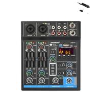 Table de mixage, alimentation fantôme 48V, connexion Bluetooth, prise UE